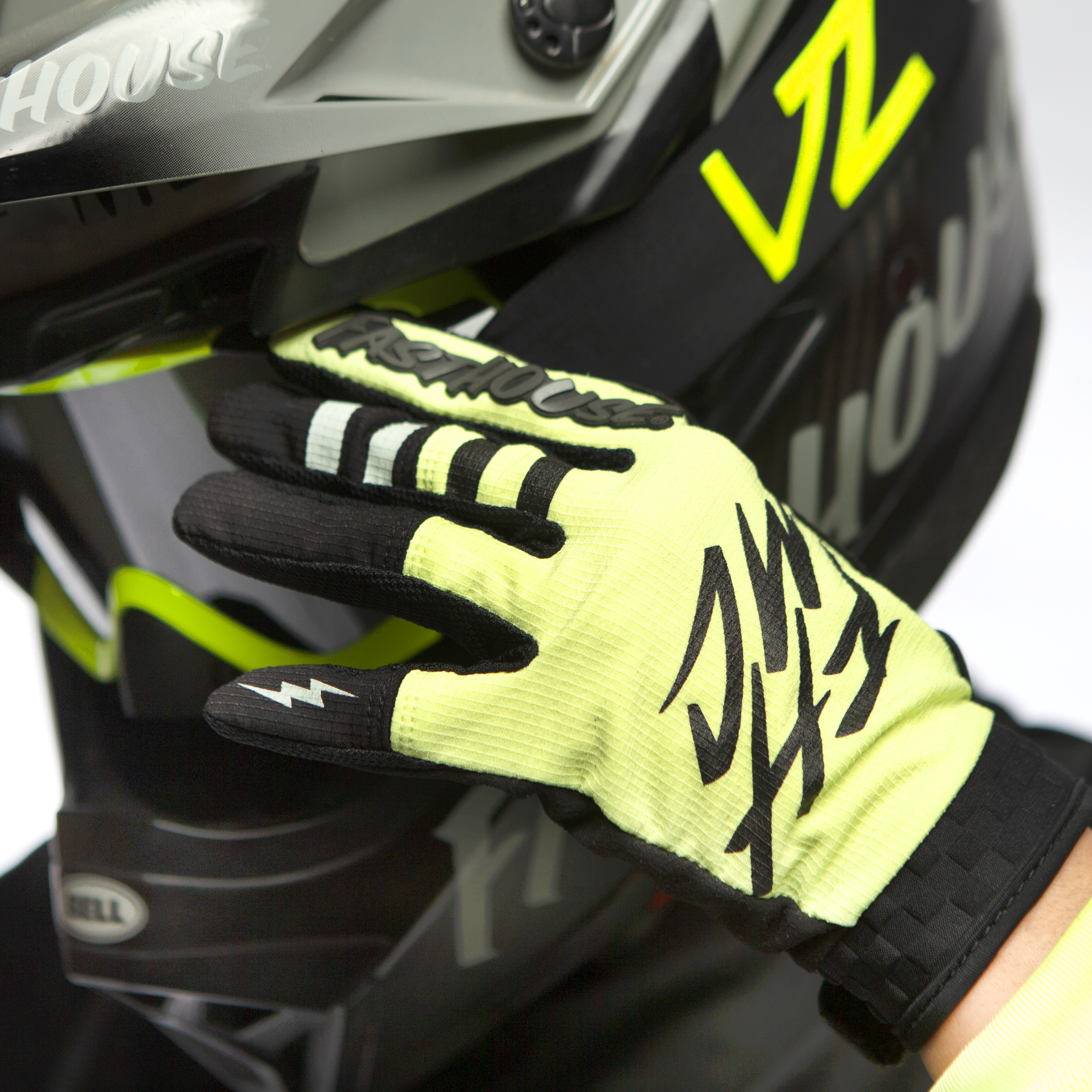 Speed Style Zenith Glove - Skyline Party-Lime_Detail2_2754